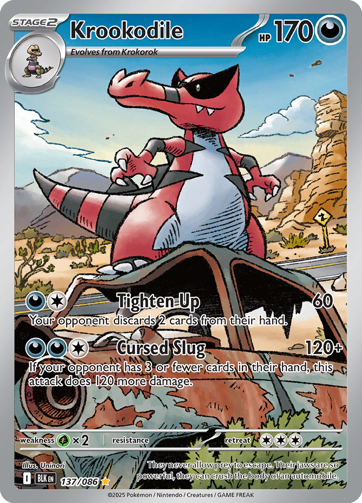 Krookodile - 137/086 - Illustration Rare