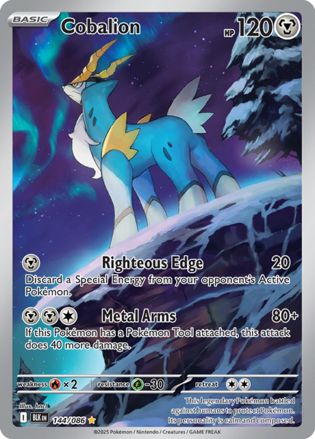 Cobalion - 144/086 - Illustration Rare