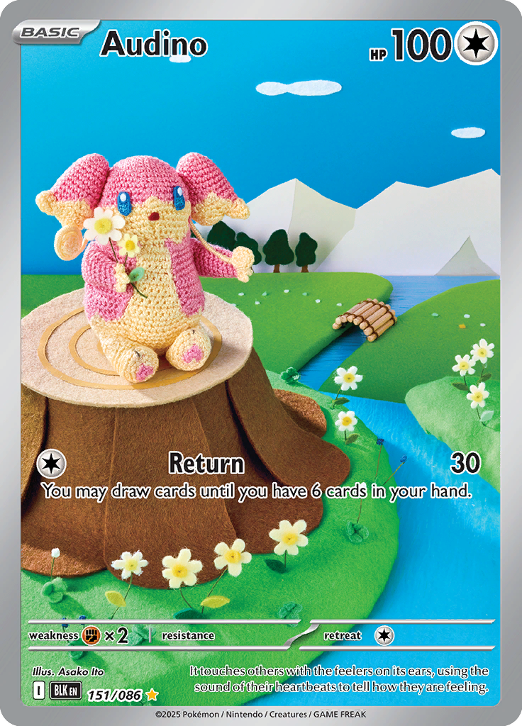 Audino - 151/086 - Illustration Rare
