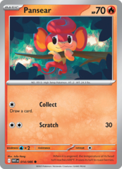 Pansear - 014/086 - Common - Reverse Holo