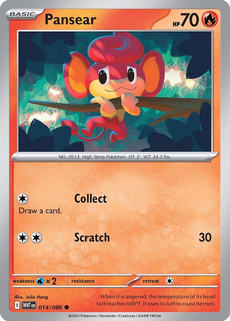 Pansear - 014/086 - Common - Reverse Holo
