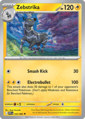 Zebstrika - 032/086 - Uncommon - Reverse Holo