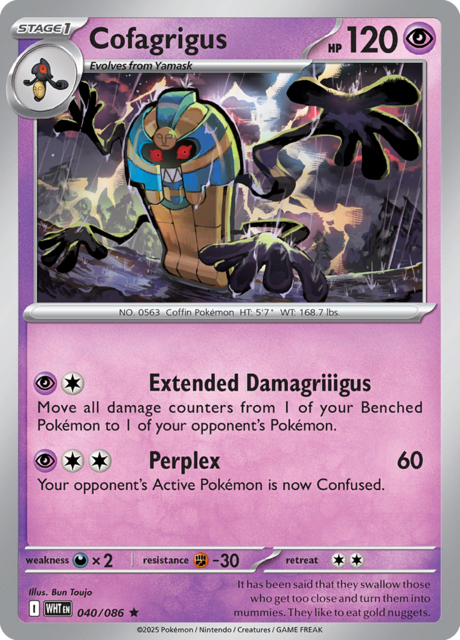 Cofagrigus - 040/086 - Holo Rare