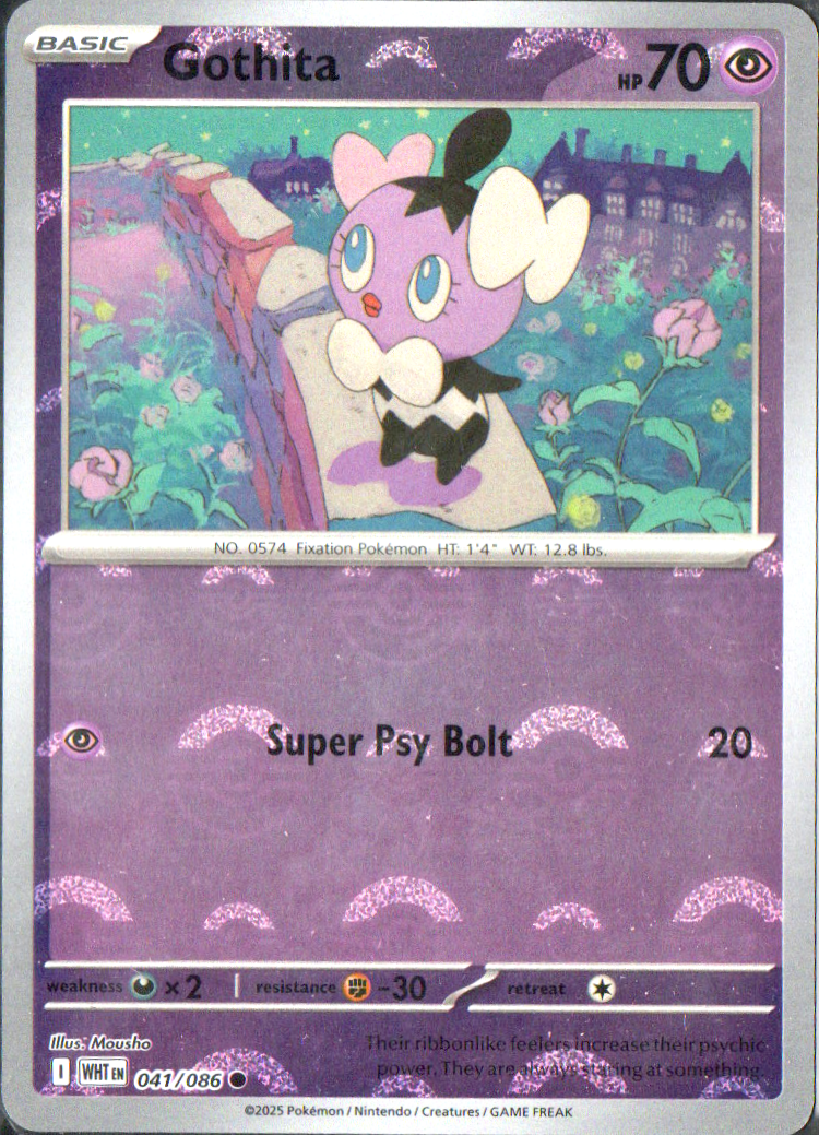 Gothita (Poke Ball Pattern) - 041/086 - Common - Holo
