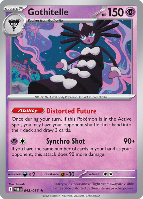 Gothitelle - 043/086 - Holo Rare