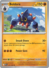 Boldore - 047/086 - Common - Reverse Holo