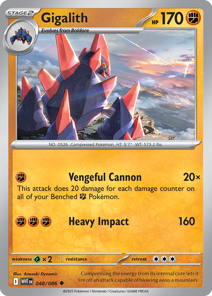 Gigalith - 048/086 - Uncommon - Reverse Holo