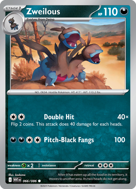 Zweilous - 066/086 - Common - Reverse Holo