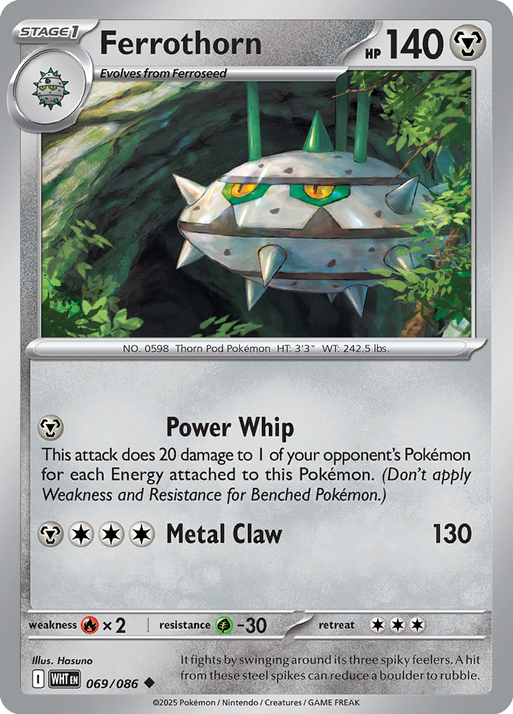 Ferrothorn - 069/086 - Uncommon - Reverse Holo