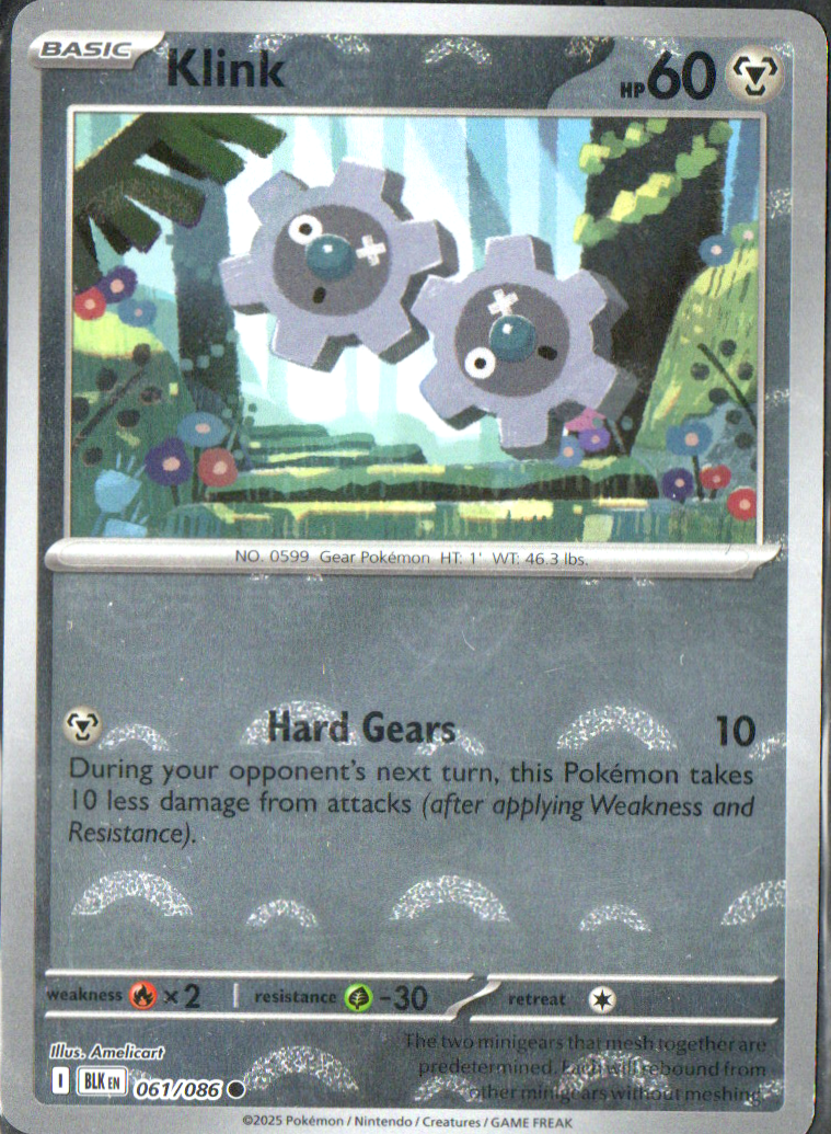 Klink (Poke Ball Pattern) - 061/086 - Common - Holo