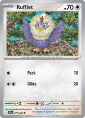 Rufflet - 077/086 - Common - Reverse Holo