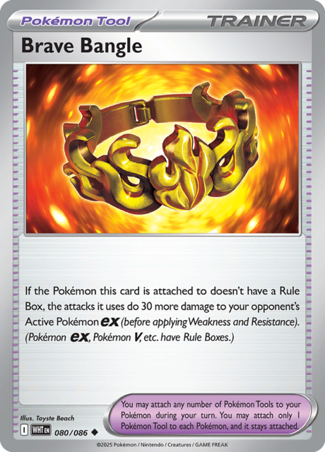Brave Bangle - 080/086 - Uncommon - Reverse Holo