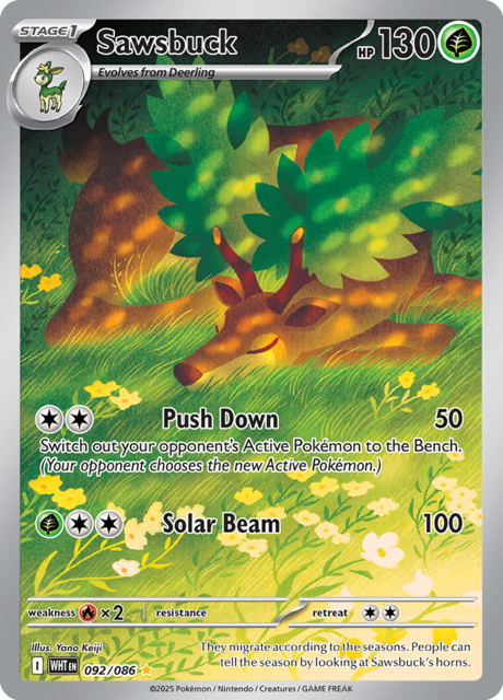 Sawsbuck - 092/086 - Illustration Rare