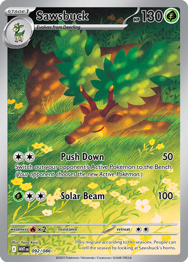 Sawsbuck - 092/086 - Illustration Rare