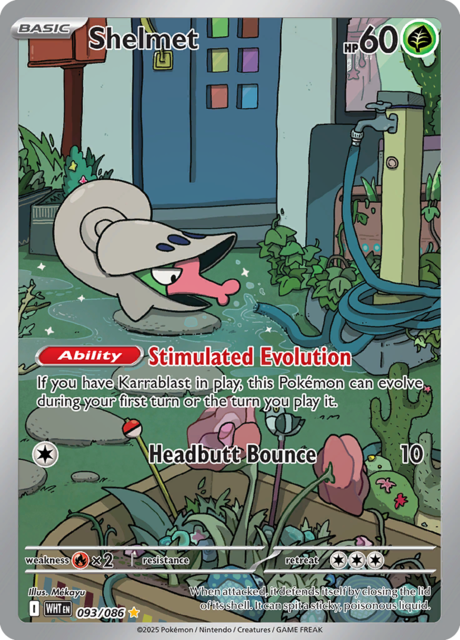 Shelmet - 093/086 - Illustration Rare