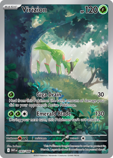 Virizion - 095/086 - Illustration Rare