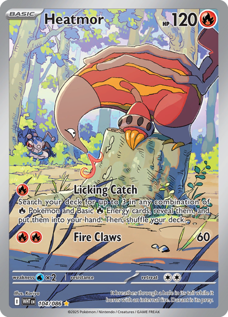 Heatmor - 104/086 - Illustration Rare
