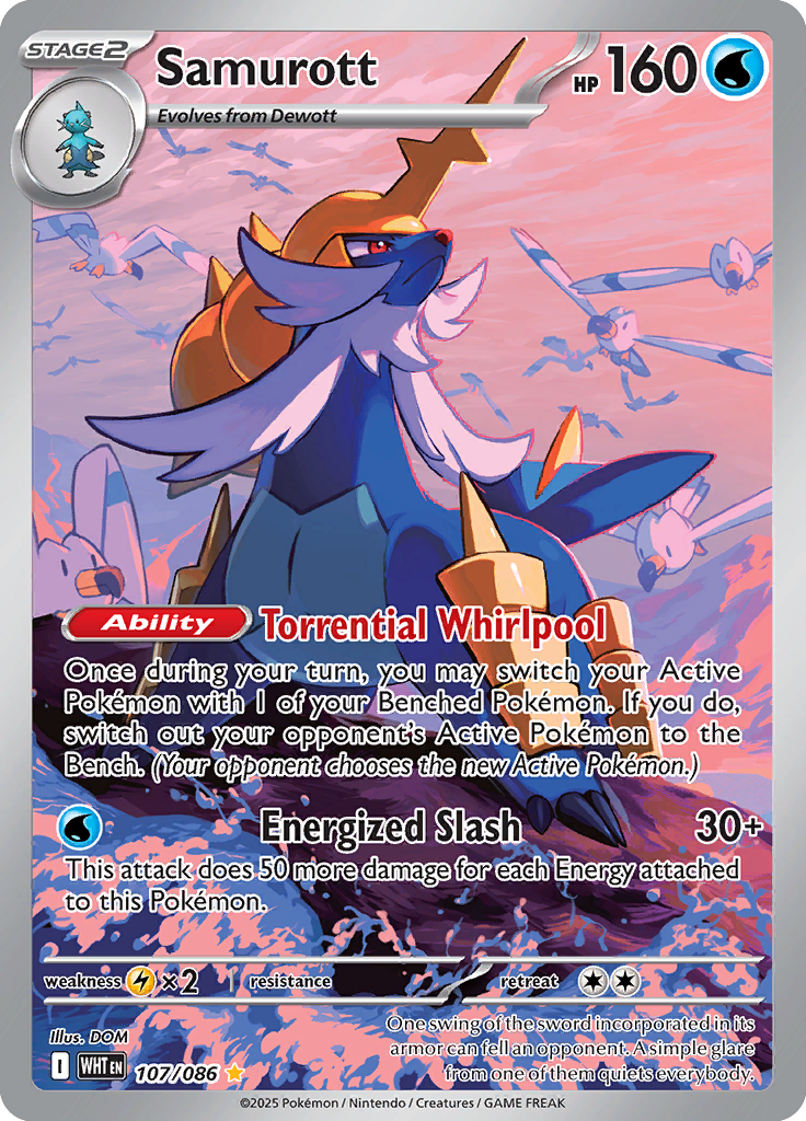 Samurott - 107/086 - Illustration Rare