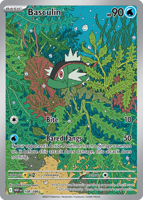 Basculin - 108/086 - Illustration Rare