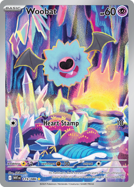 Woobat - 119/086 - Illustration Rare