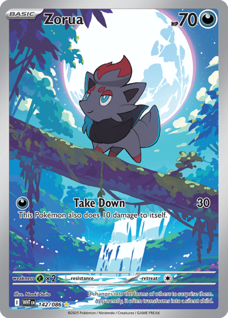 Zorua - 142/086 - Illustration Rare