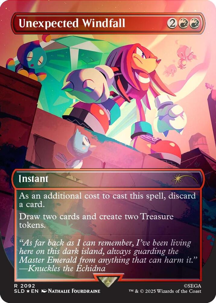 Unexpected Windfall (2092) - Rainbow Foil
