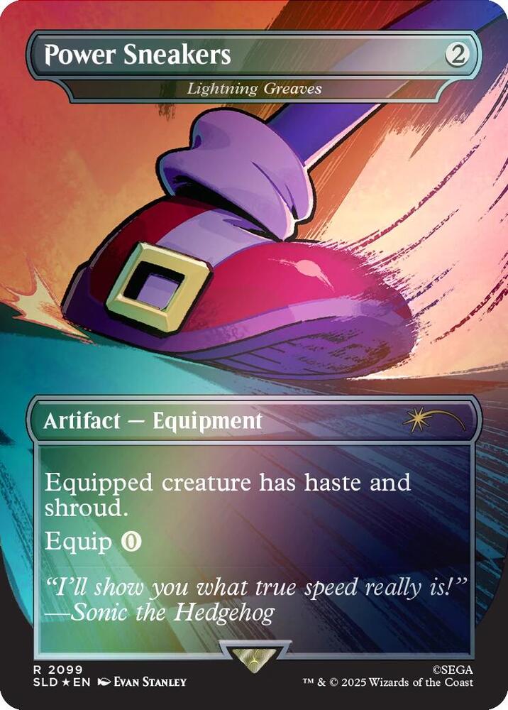 Power Sneakers - Lightning Greaves - Rainbow Foil