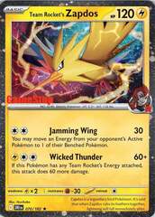 Team Rockets Zapdos - 070/182 - Gamestop Exclusive Promo