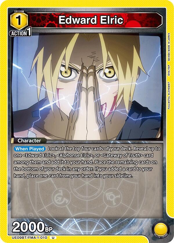 Edward Elric (010) - UE09BT/FMA-1-010 - Uncommon
