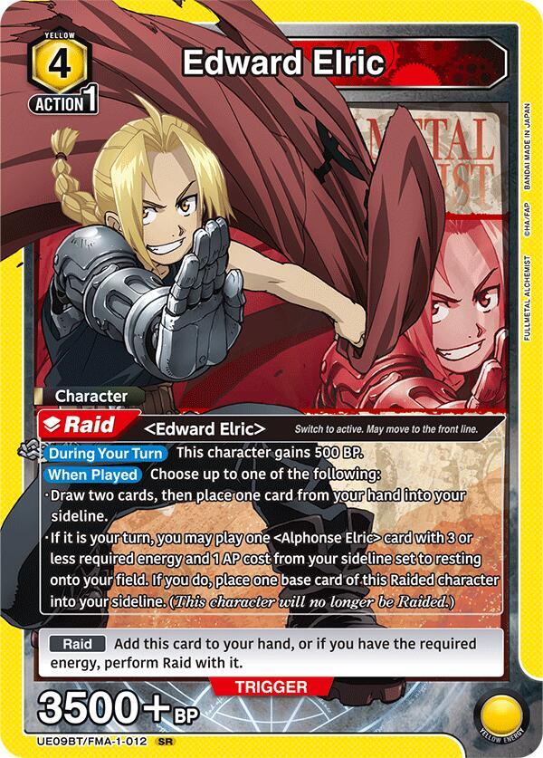 Edward Elric (012) - UE09BT/FMA-1-012 - Super Rare
