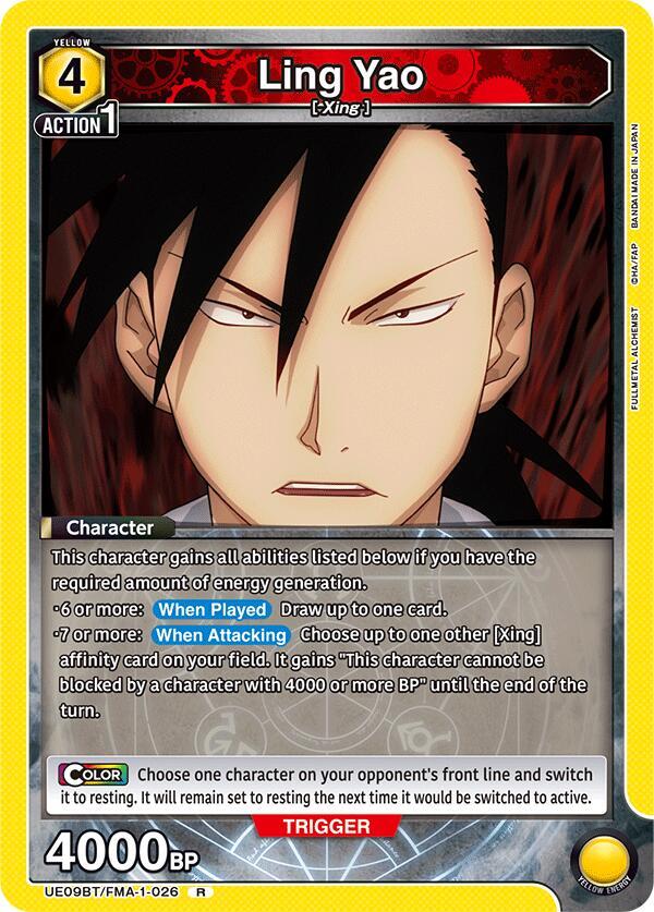 Ling Yao (026) - UE09BT/FMA-1-026 - Rare