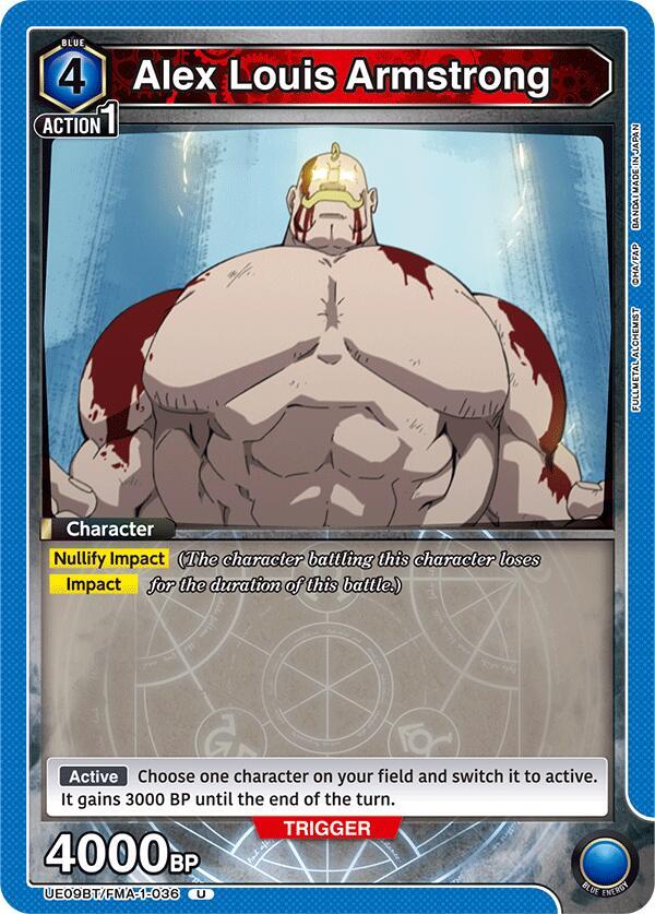 Alex Louis Armstrong (036) - UE09BT/FMA-1-036 - Uncommon