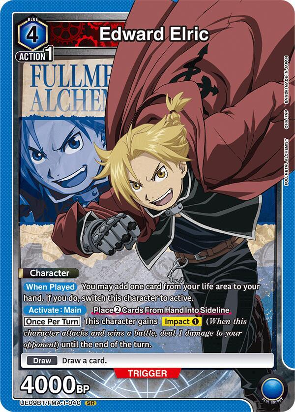 Edward Elric (040) - UE09BT/FMA-1-040 - Super Rare