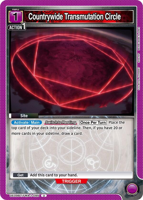 Countrywide Transmutation Circle - UE09BT/FMA-1-095 - Uncommon