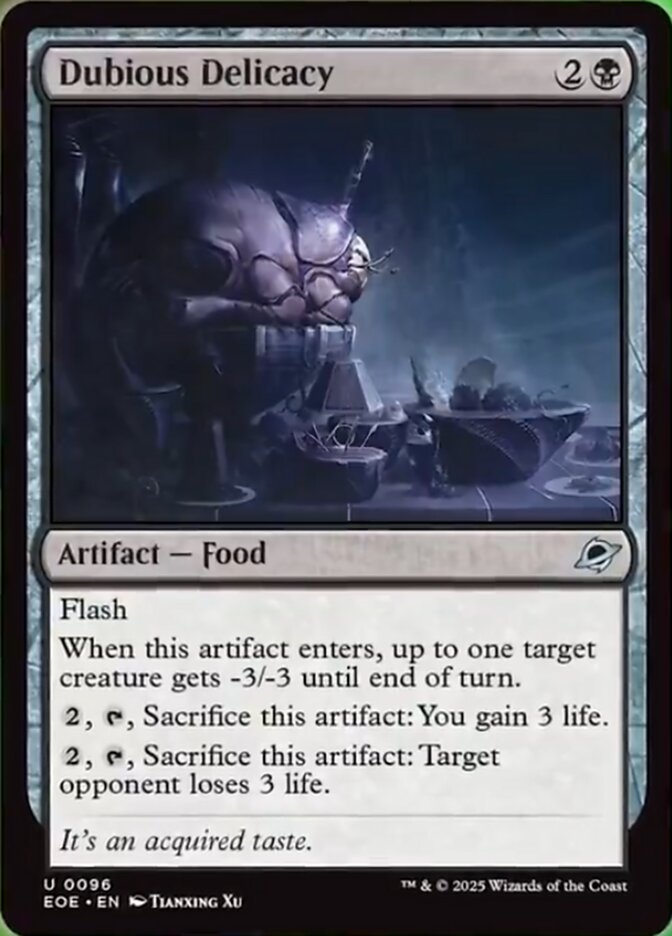 Dubious Delicacy - Foil