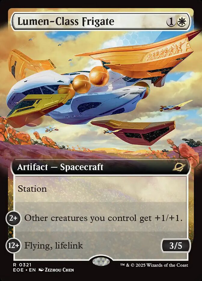 Lumen-Class Frigate - Foil - Extended Art