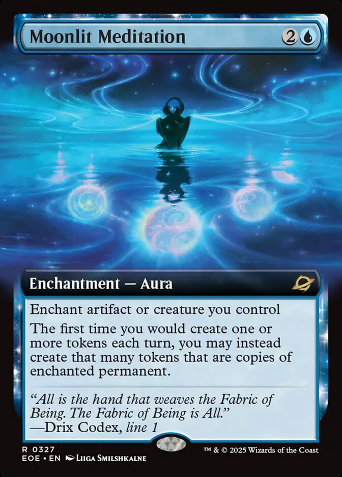 Moonlit Meditation - Foil - Extended Art