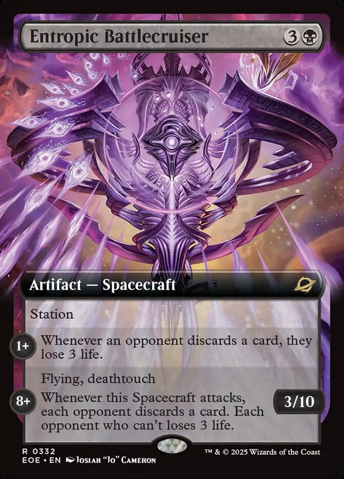 Entropic Battlecruiser - Foil - Extended Art