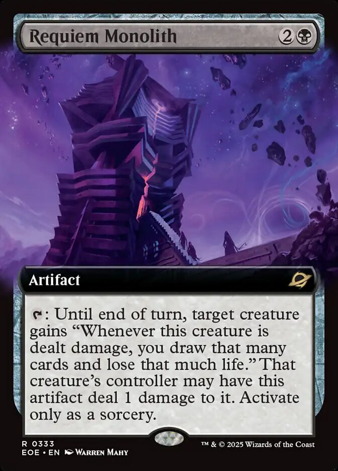 Requiem Monolith - Foil - Extended Art