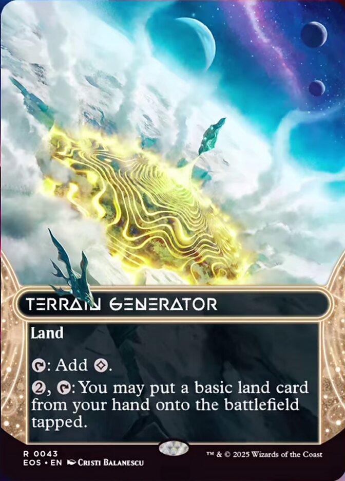 Terrain Generator (0043) - Foil - Borderless