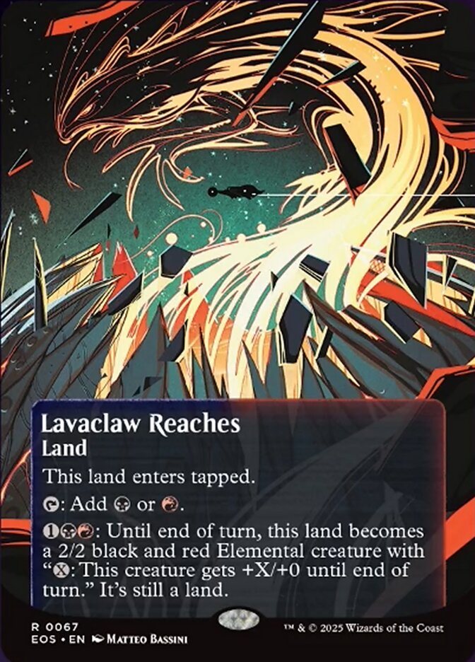 Lavaclaw Reaches (0067) - Foil - Borderless