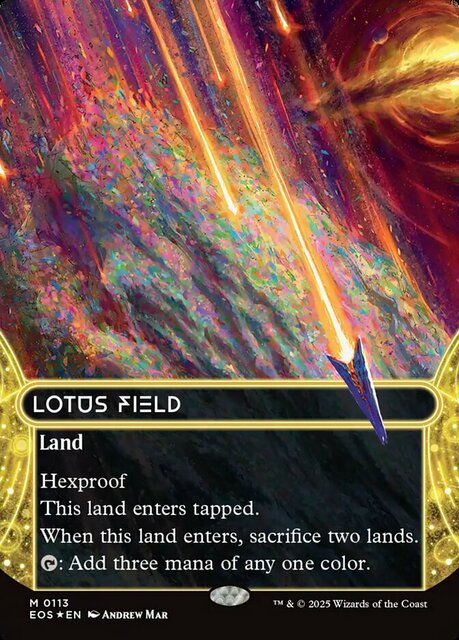 Lotus Field (0113) - Galaxy Foil - Borderless