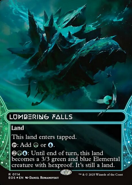 Lumbering Falls (0114) - Galaxy Foil - Borderless