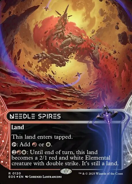 Needle Spires (0120) - Galaxy Foil - Borderless