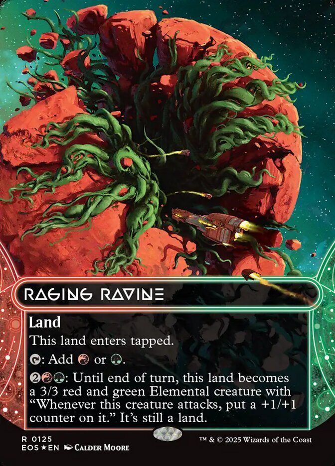 Raging Ravine (0125) - Galaxy Foil - Borderless