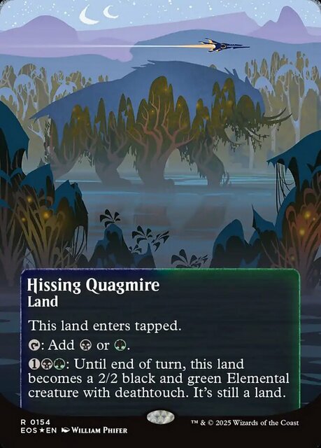 Hissing Quagmire (0154) - Galaxy Foil - Borderless