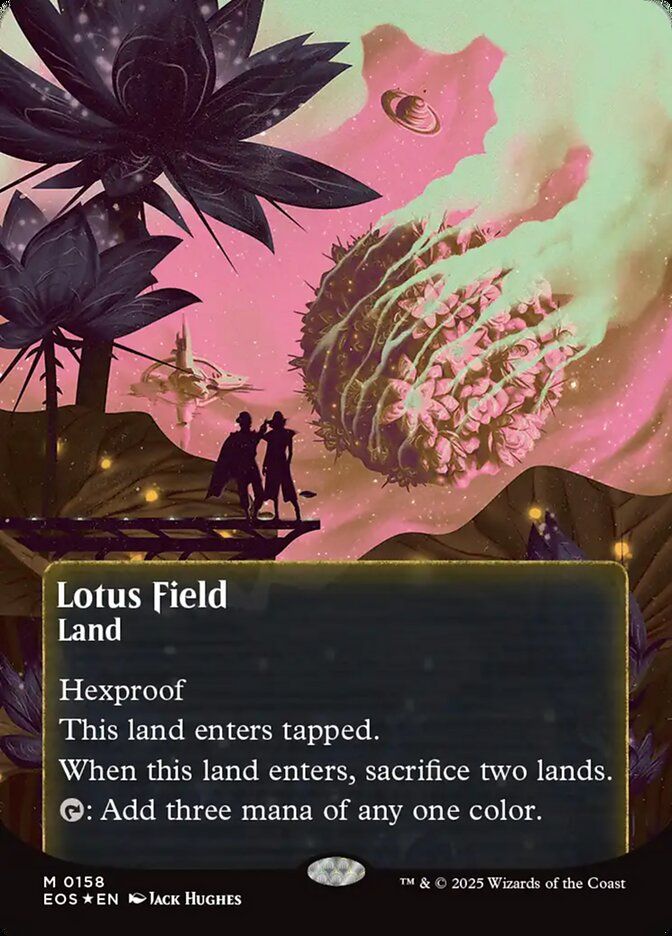 Lotus Field (0158) - Galaxy Foil - Borderless