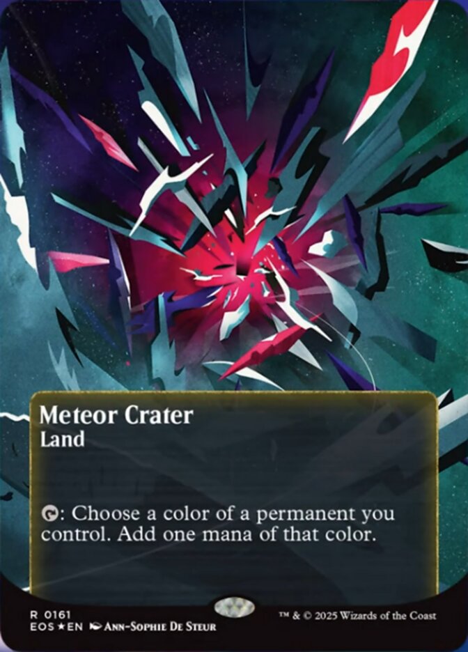 Meteor Crater (0161) - Galaxy Foil - Borderless