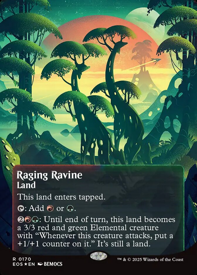 Raging Ravine (0170) - Galaxy Foil - Borderless