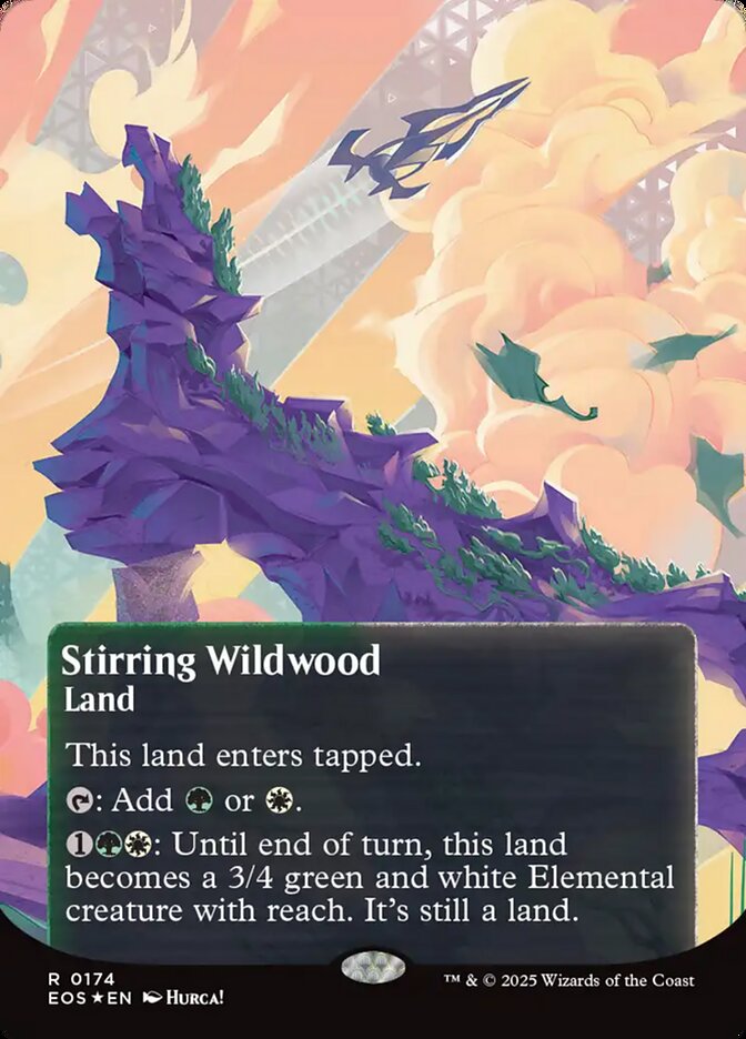 Stirring Wildwood (0174) - Galaxy Foil - Borderless